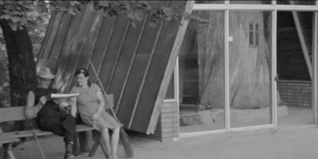 Bardauskas su žmona Ona prie Baublių 1971 m. Ar gyvas dar Baublys stop kadras.